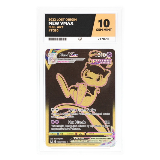 Graded card front
