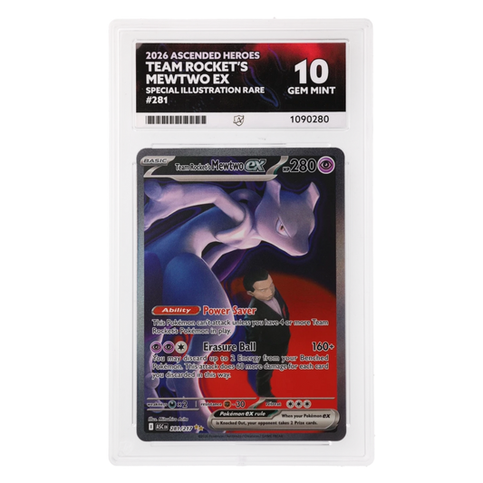 Graded card front