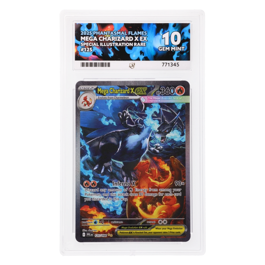 Graded card front