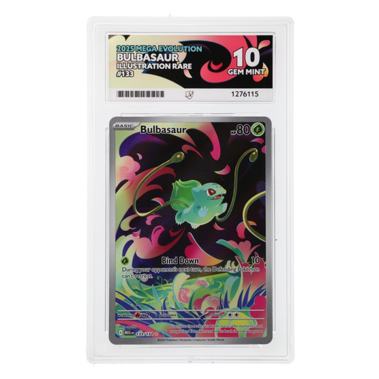 Graded card front