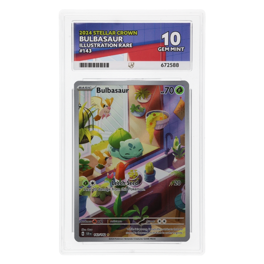Graded card front
