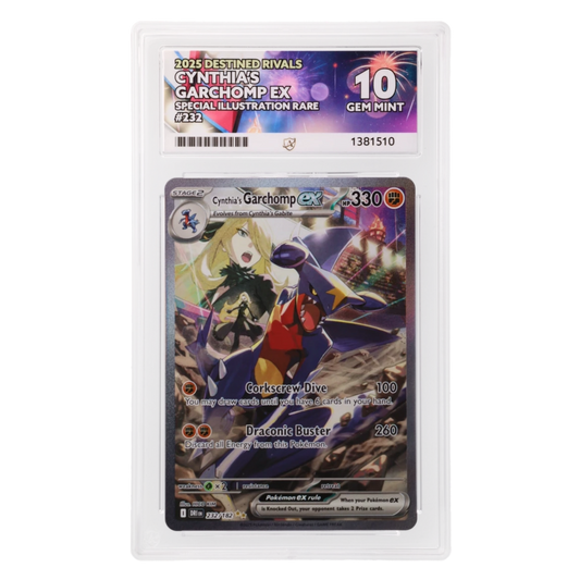 Graded card front