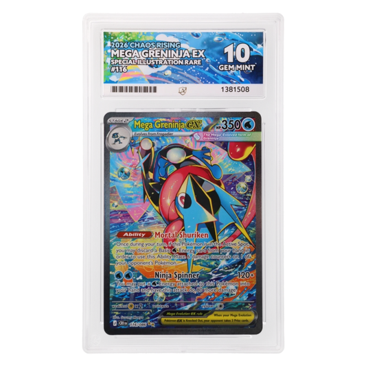 Graded card front