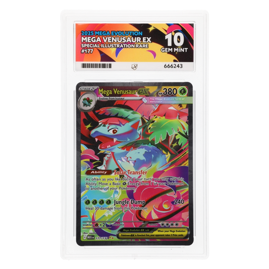 Graded card front