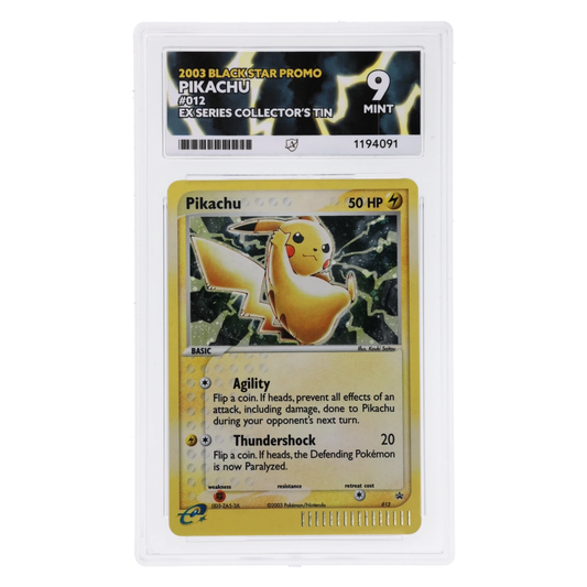 Graded card front