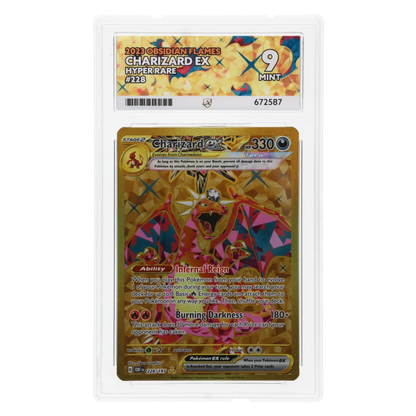 Graded card front