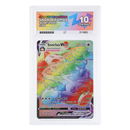 Graded card front