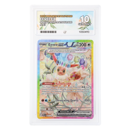 Graded card front