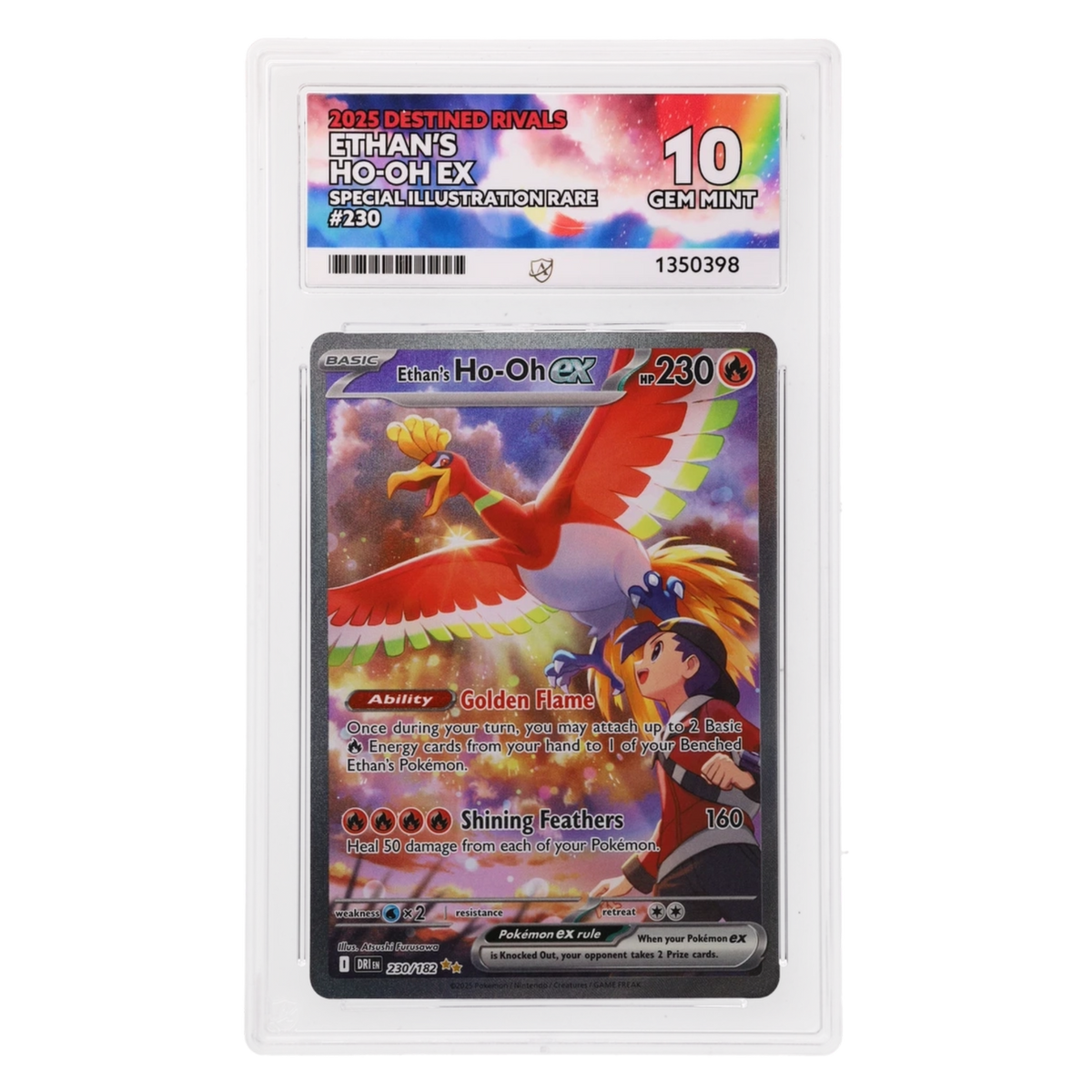 Graded card front