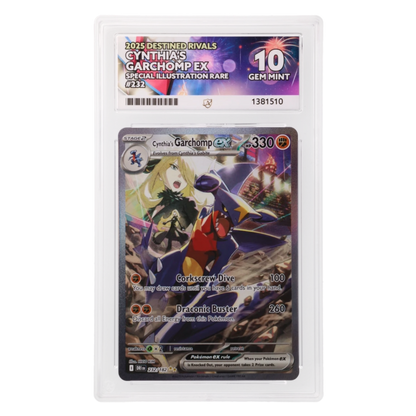Graded card front