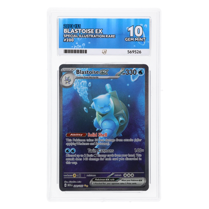 Graded card front