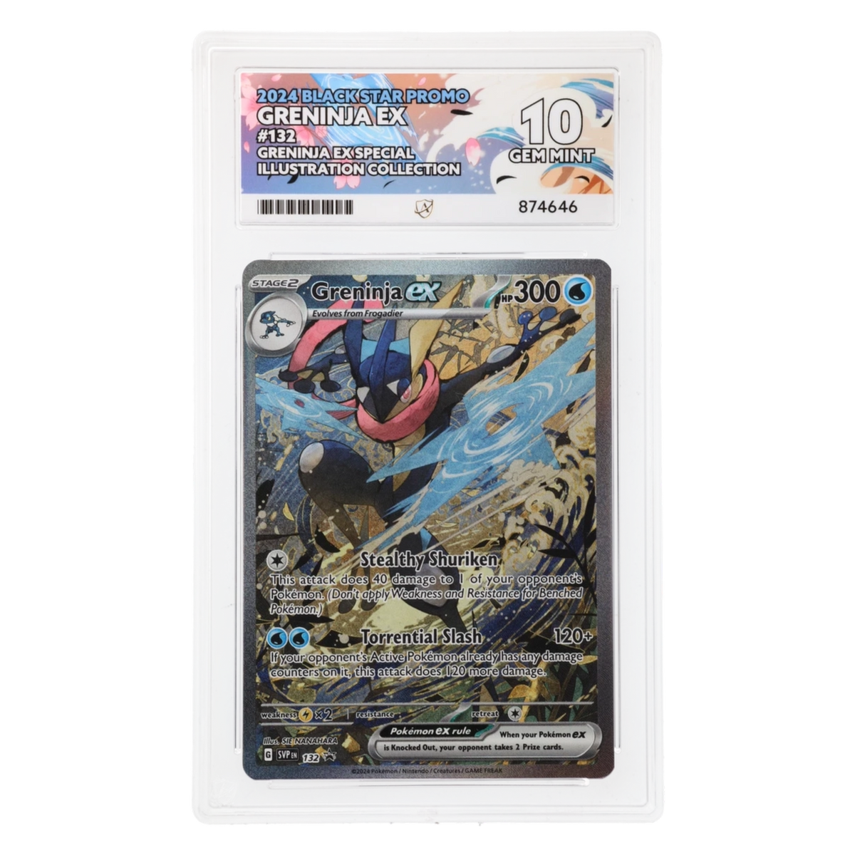 Graded card front