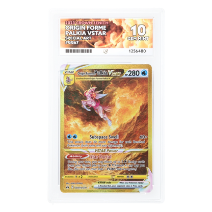 Graded card front