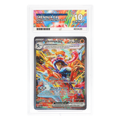 Graded card front