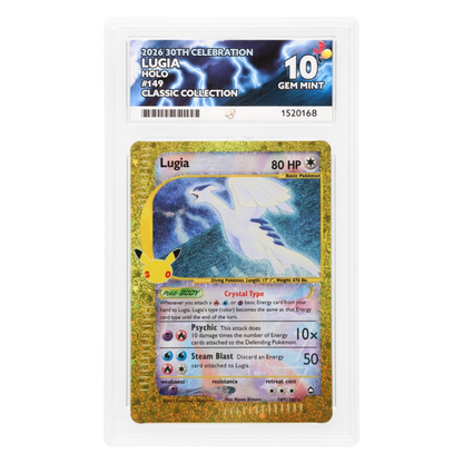 Graded card front