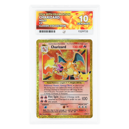 Graded card front
