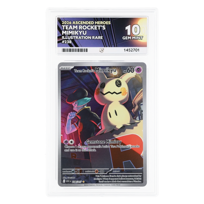 Graded card front