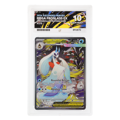 Graded card front