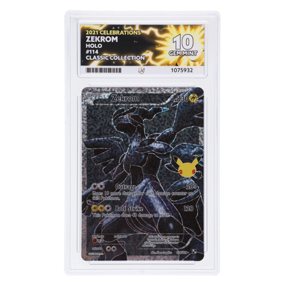 Graded card front