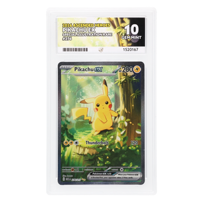 Graded card front