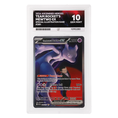 Graded card front