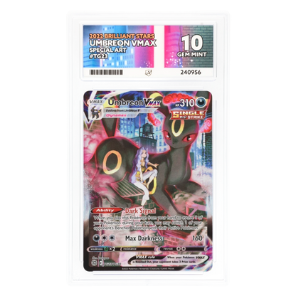 Graded card front