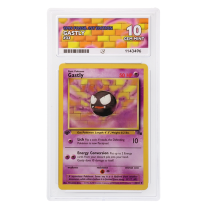 Graded card front
