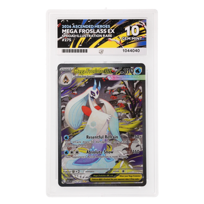 Graded card front