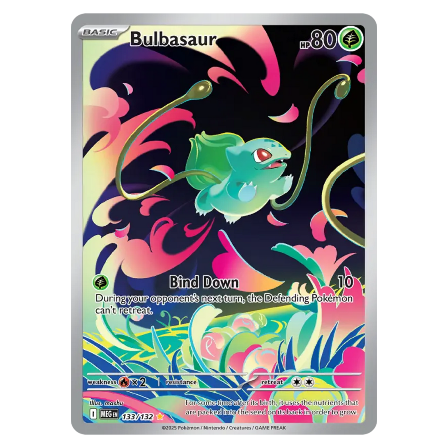 Bulbasaur 133/132 Illustration rare — Mega Evolution