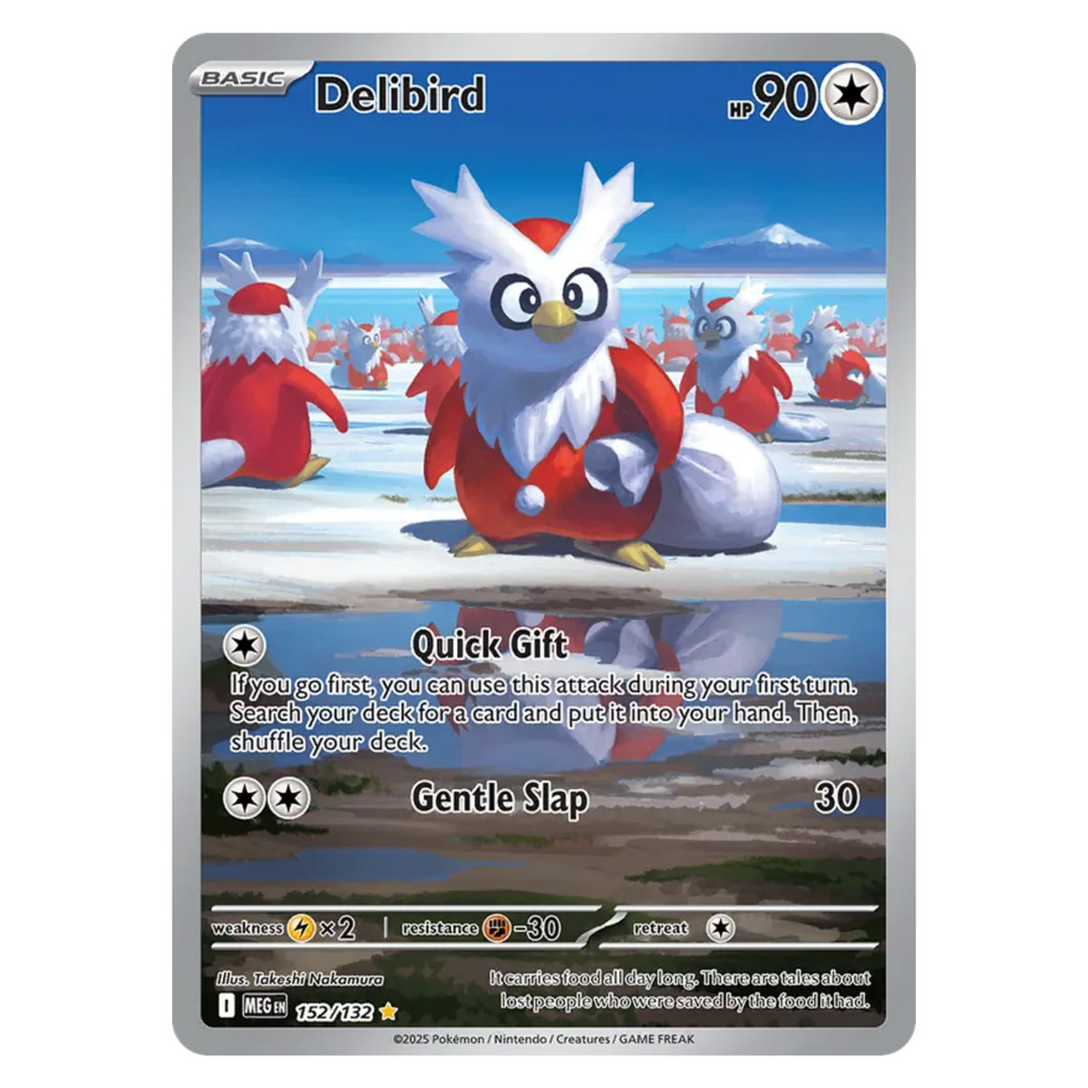 Delibird 152/132 Illustration Rare — Mega Evolution