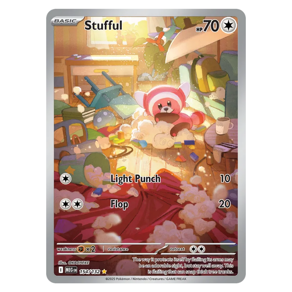 Stufful 154/132 Illustration Rare — Mega Evolution