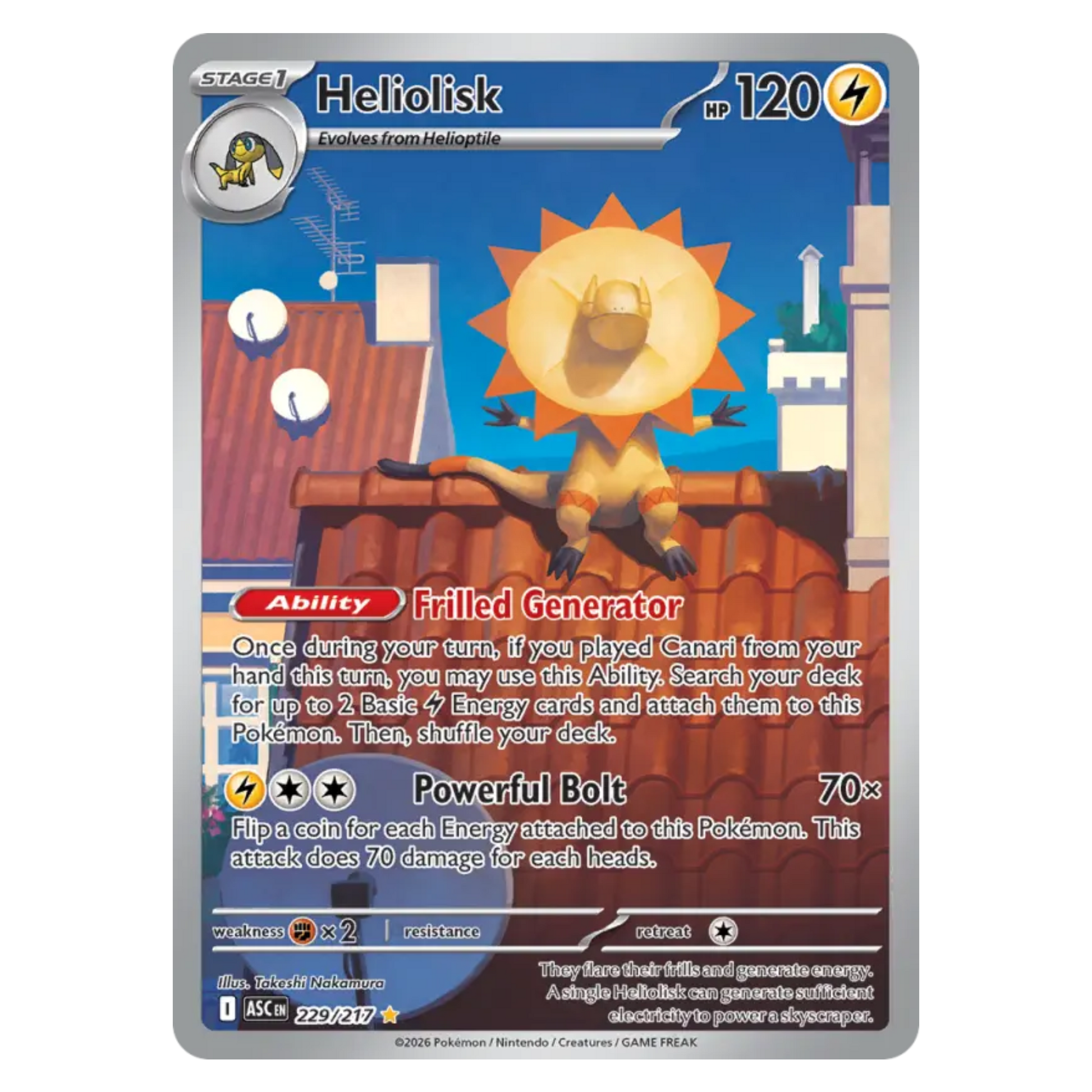Heliolisk 229/217 Illustration rare — Ascended Heroes