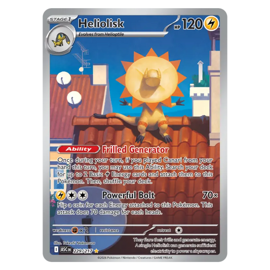 Heliolisk 229/217 Illustration rare — Ascended Heroes