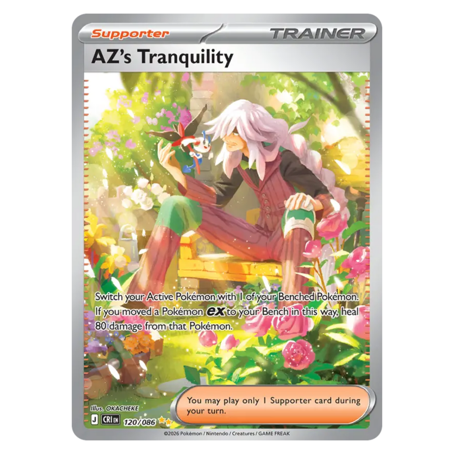 AZ's Tranquility 120/86 Special illustration rare — Chaos Rising
