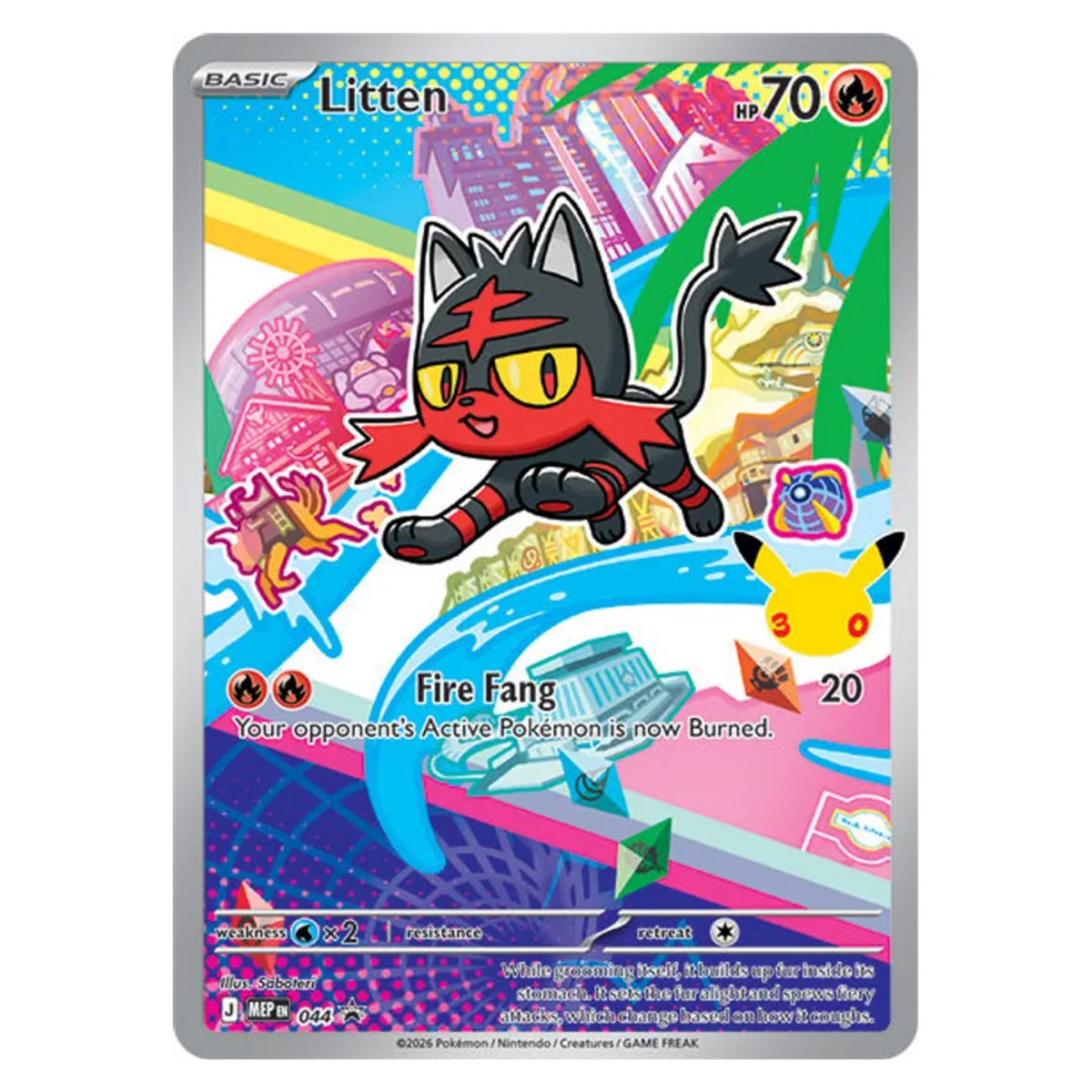 Litten 044 Promo — MEP Black Star Promos