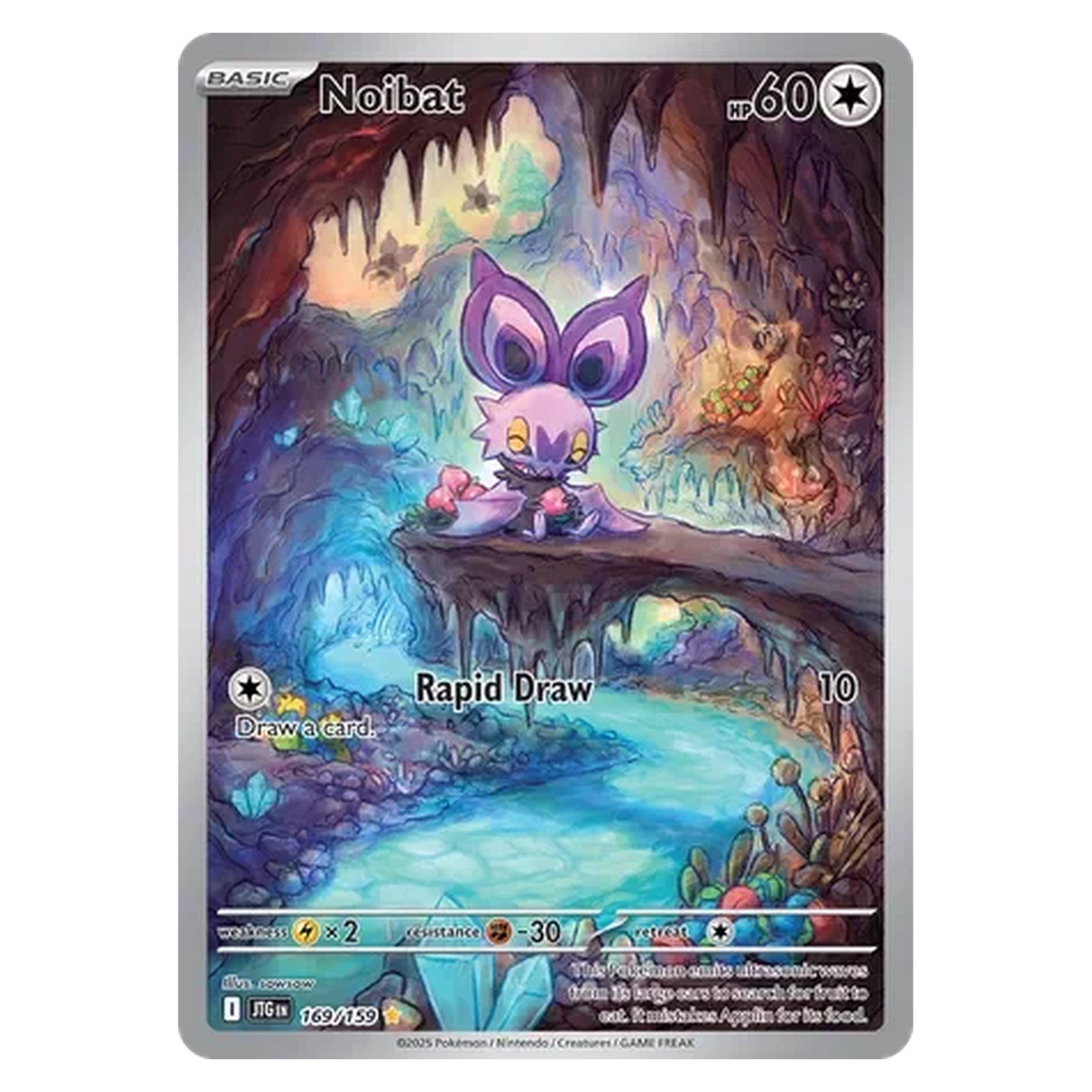 Pokemon TCG Noibat 169/159 Illustration Rare - Journey Together