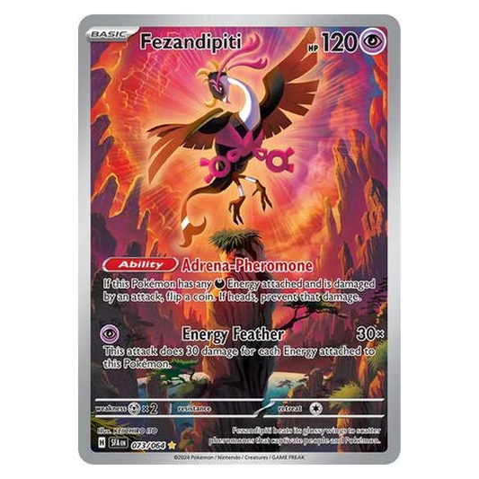 Pokemon TCG Fezandipiti 073/064 Illustration Rare - Shrouded Fable