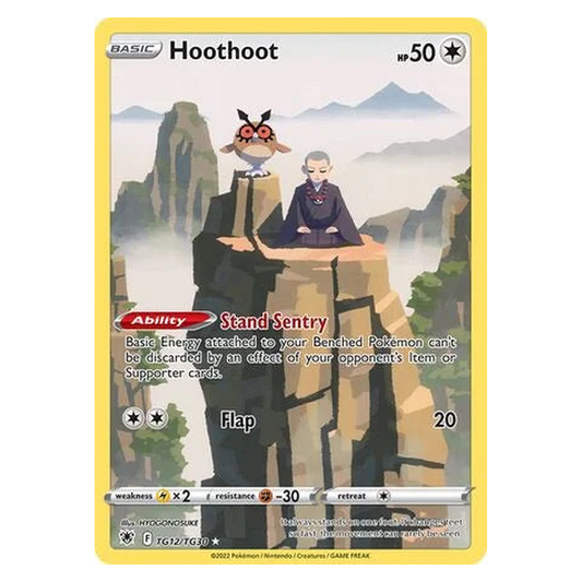 Pokemon TCG Hoothoot TG012/TG030 Rare Holo - Astral Radiance