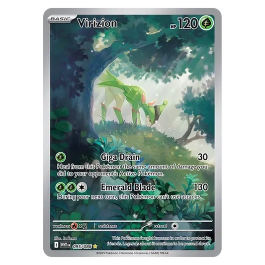 Pokemon TCG Virizion 095/086 Illustration Rare - White Flare