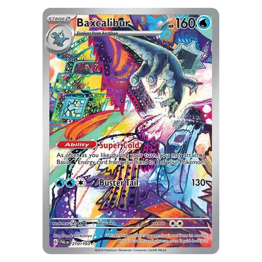 Pokemon TCG Baxcalibur 210/193 Illustration Rare - Paldea Evolved