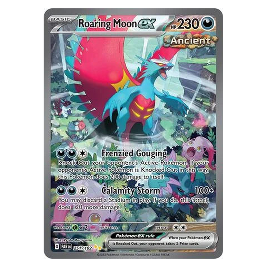 Pokemon TCG Roaring Moon ex 251/182 Special Illustration Rare - Paradox Rift