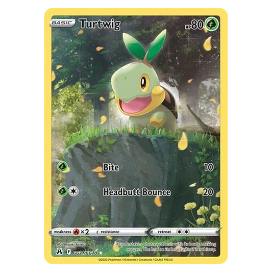 Pokemon TCG Turtwig GG031/GG070 Rare Holo - Crown Zenith