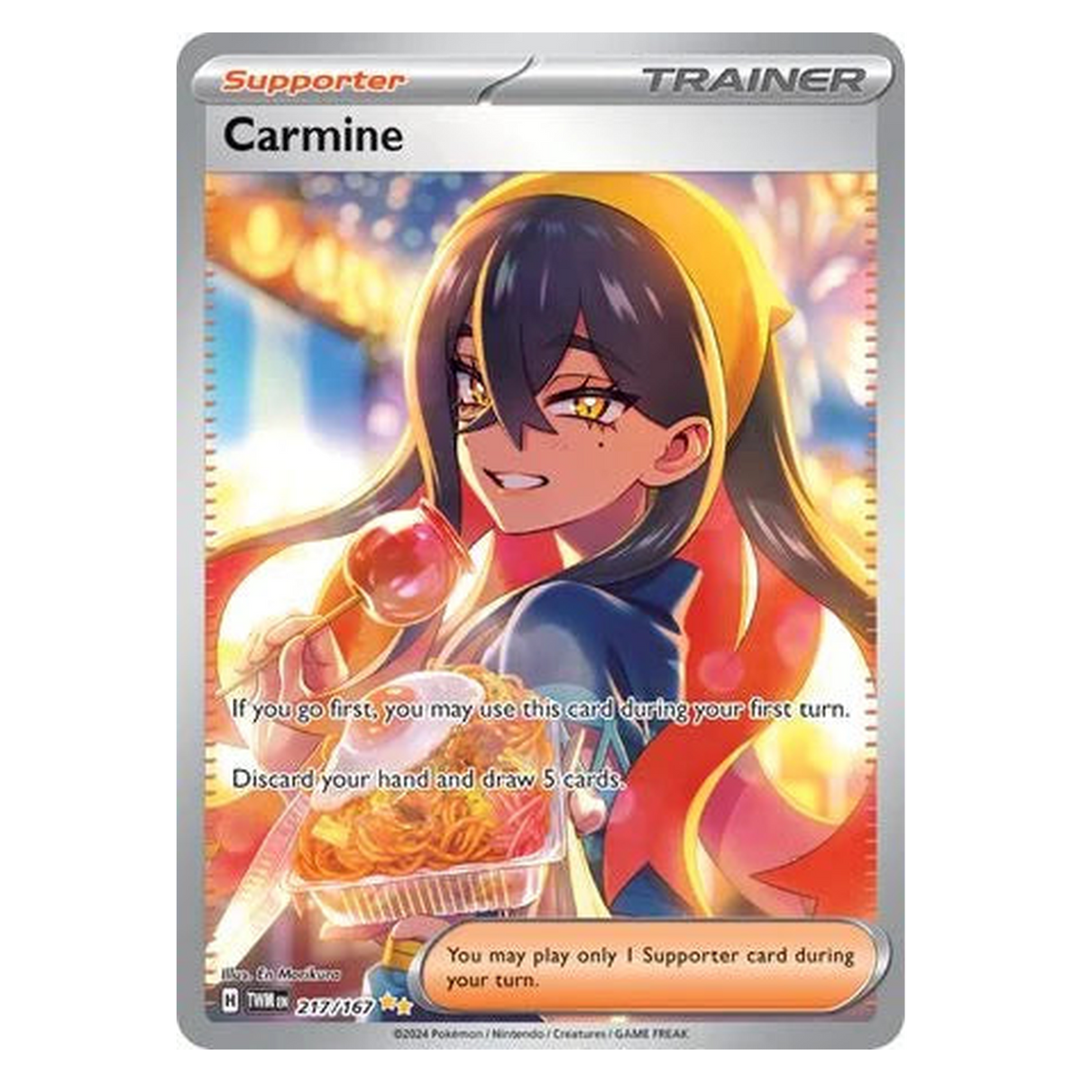 Pokemon TCG Carmine 217/167 Special Illustration Rare - Twilight Masquerade
