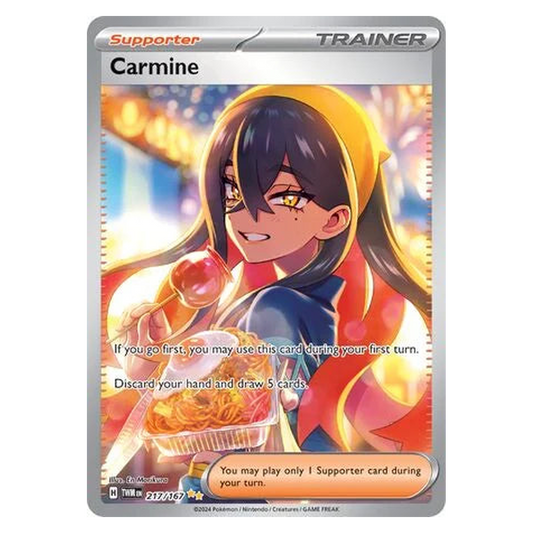 Pokemon TCG Carmine 217/167 Special Illustration Rare - Twilight Masquerade