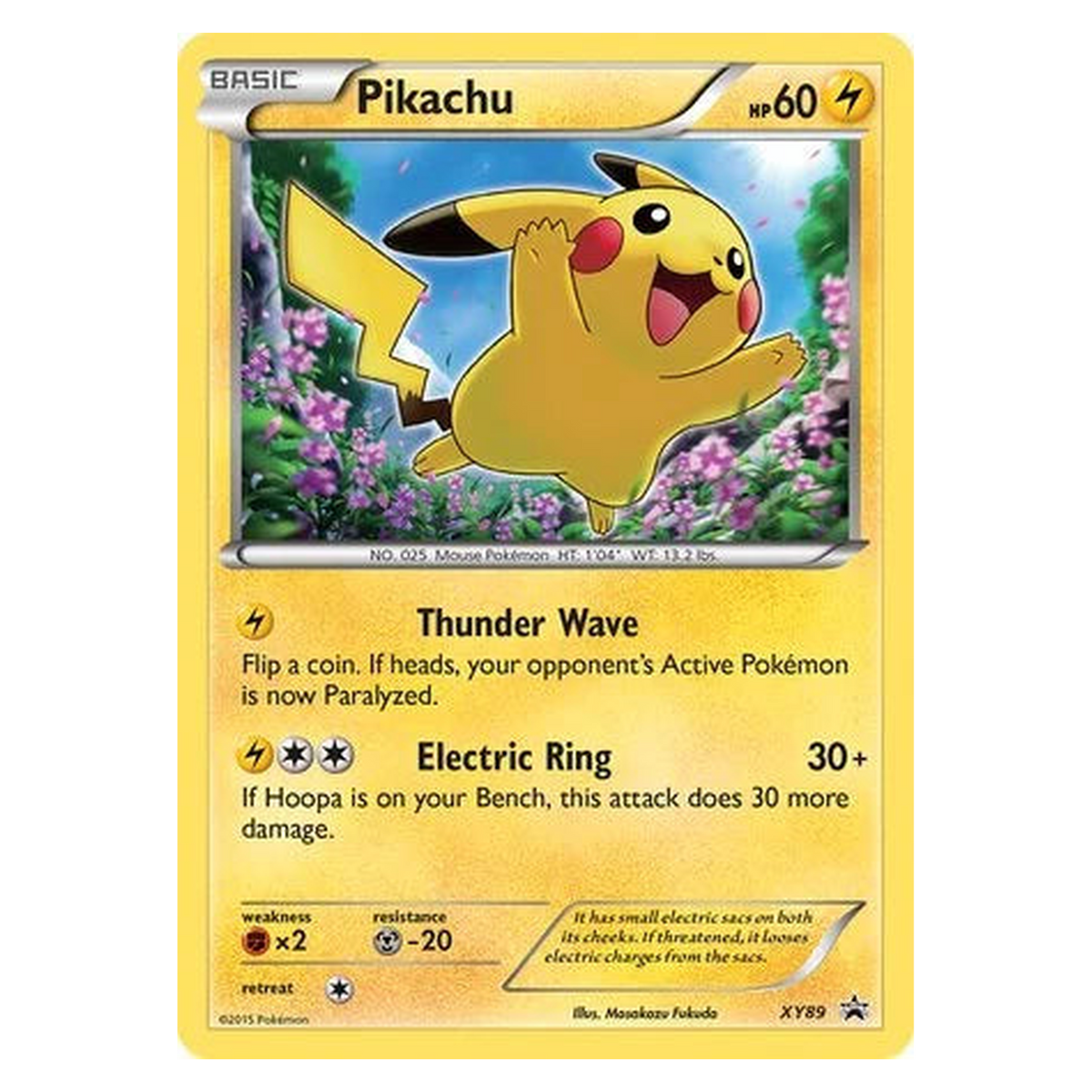 Pokemon TCG Pikachu XY089 Promo - XY Promos
