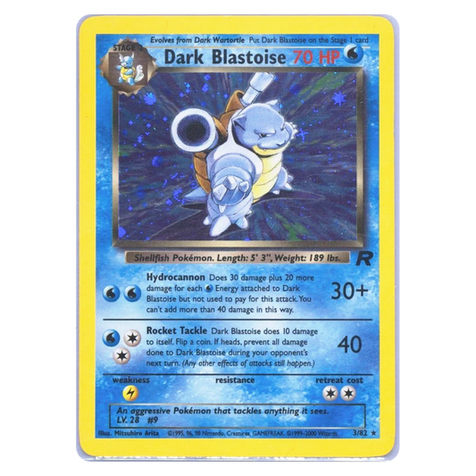 Pokemon TCG Dark Blastoise 003/082 Rare Holo - Team Rocket