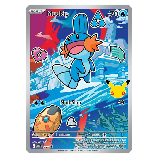 Pokemon TCG Mudkip MEP057 Promo - Mega Evolutions Promos