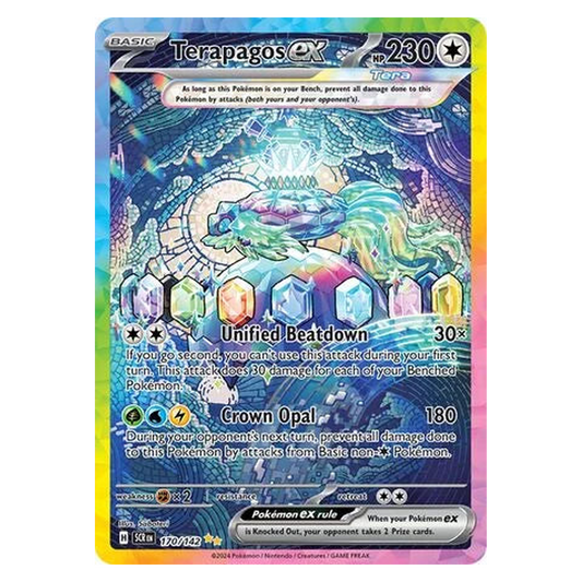 Pokemon TCG Terapagos ex 170/142 Special Illustration Rare - Stellar Crown