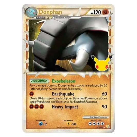 Pokemon TCG Donphan 107/123 - - Celebrations