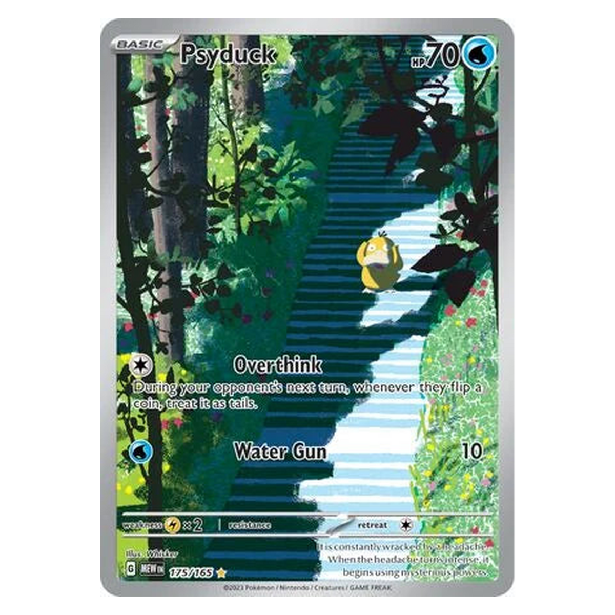 Pokemon TCG Psyduck 175/165 Illustration Rare - Scarlet & Violet 151